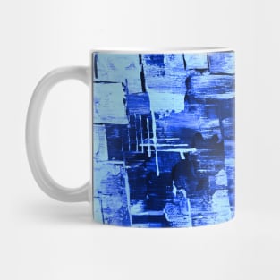 Blue pattern Abstract digitally enhanced artwork 2 Mug